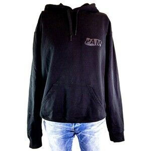 Perks and Mini P.A.M. Black Logo Hoodie Sweatshirt Small S Streetwear Rare
